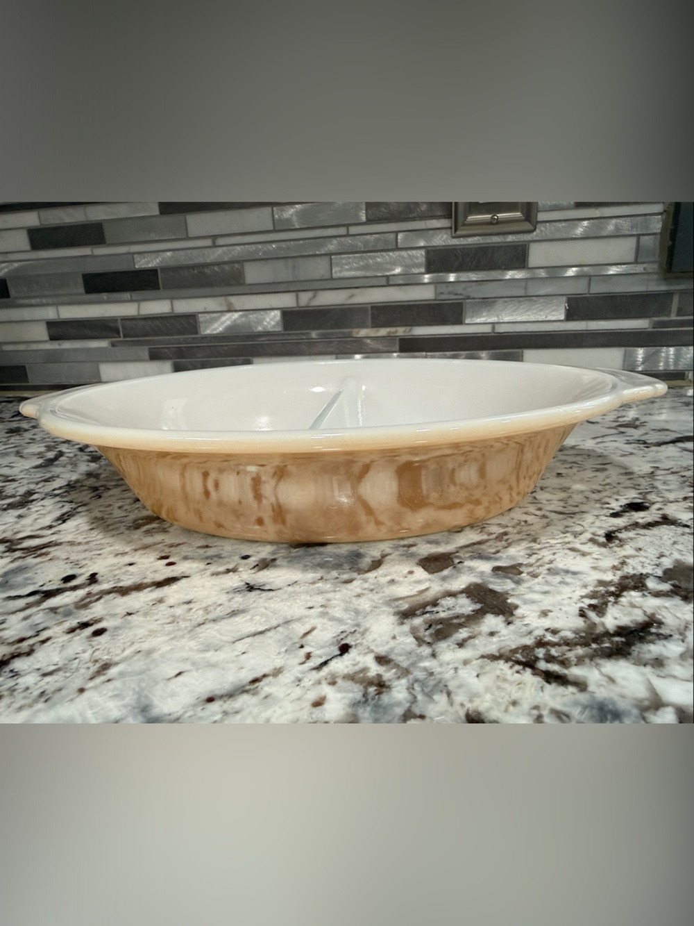 FireKing Divided Casserole Dish